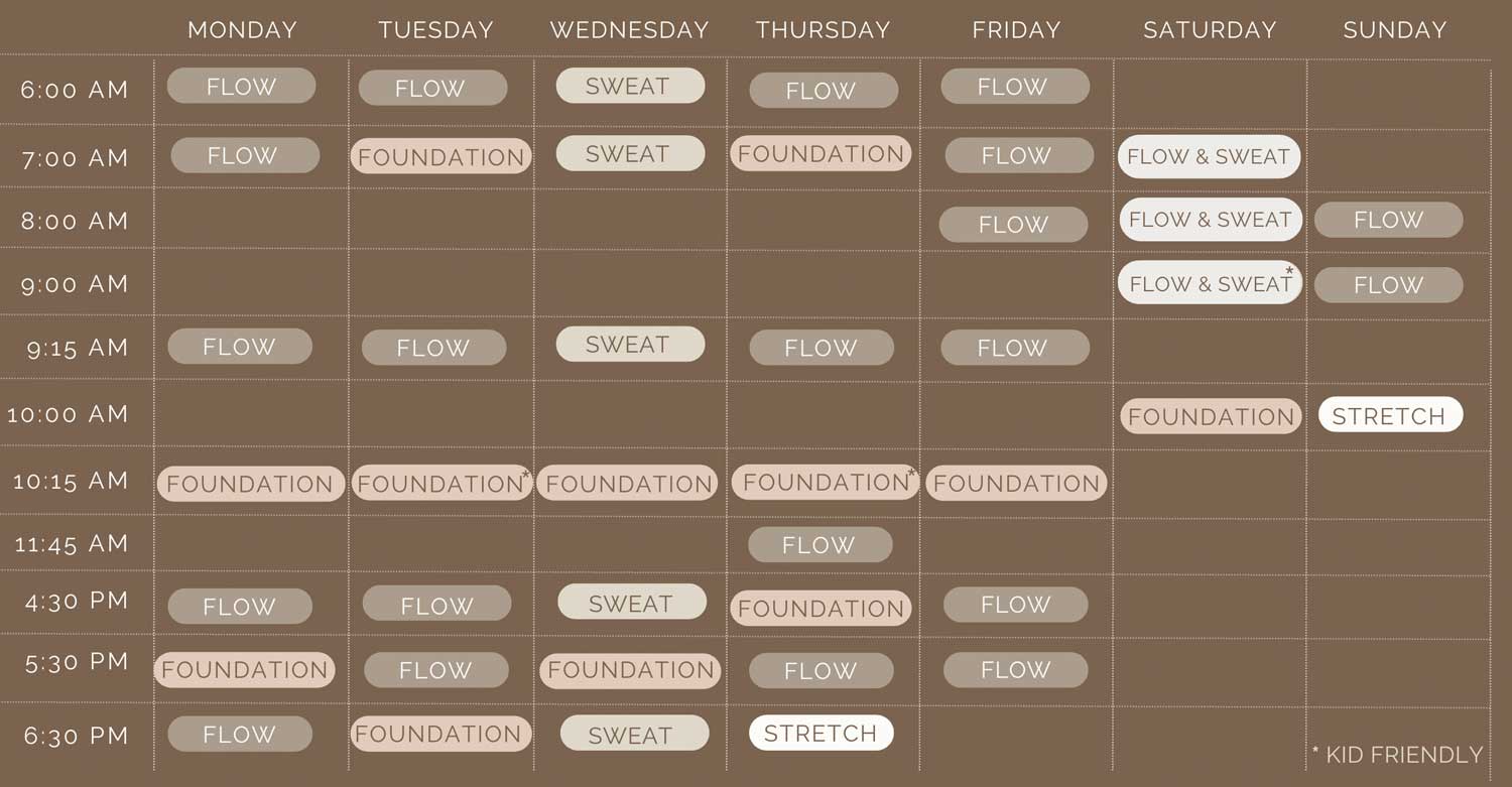 Timetable